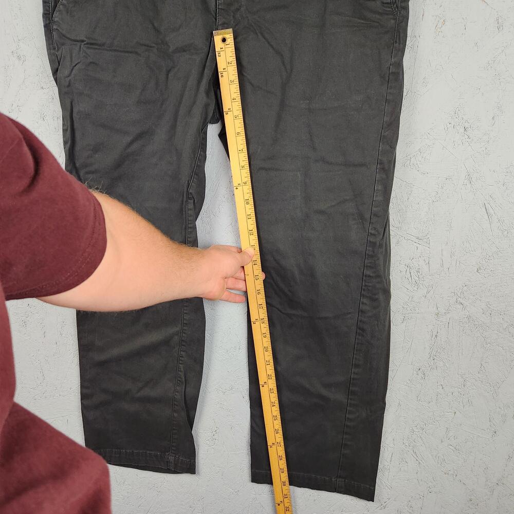 Lee Extreme Comfort Pants Mens 38x30 Black Stretch Chino Casual Straight Leg - Picture 5 of 12